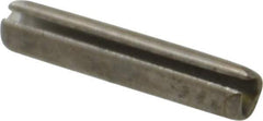 Value Collection - 3/32" Diam x 1/2" Long Slotted Spring Pin - Grade 18-8 Stainless Steel - Apex Tool & Supply