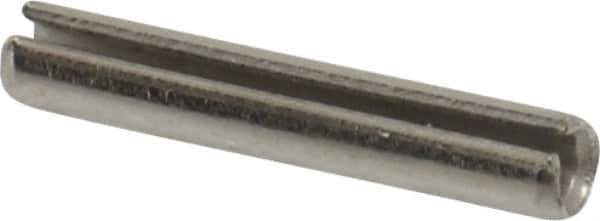 Value Collection - 3/32" Diam x 9/16" Long Slotted Spring Pin - Grade 18-8 Stainless Steel - Apex Tool & Supply
