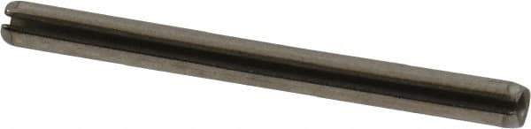Value Collection - 3/32" Diam x 1-1/8" Long Slotted Spring Pin - Grade 18-8 Stainless Steel - Apex Tool & Supply