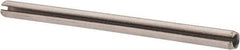 Value Collection - 3/32" Diam x 1-1/2" Long Slotted Spring Pin - Grade 18-8 Stainless Steel - Apex Tool & Supply