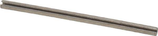 Value Collection - 3/32" Diam x 1-3/4" Long Slotted Spring Pin - Grade 18-8 Stainless Steel - Apex Tool & Supply