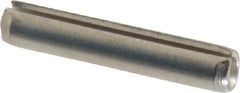 Value Collection - 1/8" Diam x 11/16" Long Slotted Spring Pin - Grade 18-8 Stainless Steel - Apex Tool & Supply