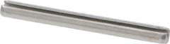 Value Collection - 1/8" Diam x 1-1/4" Long Slotted Spring Pin - Grade 18-8 Stainless Steel - Apex Tool & Supply