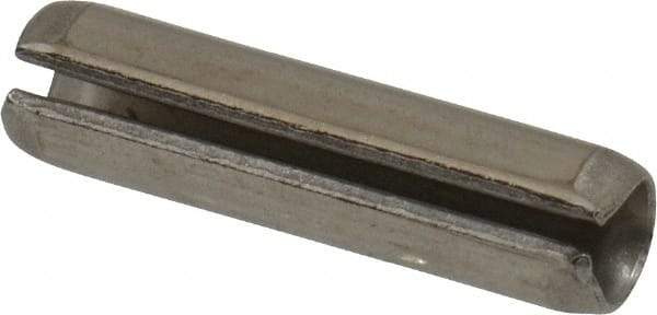 Value Collection - 5/32" Diam x 5/8" Long Slotted Spring Pin - Grade 18-8 Stainless Steel - Apex Tool & Supply