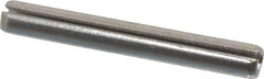 Value Collection - 5/32" Diam x 1-1/4" Long Slotted Spring Pin - Grade 18-8 Stainless Steel - Apex Tool & Supply