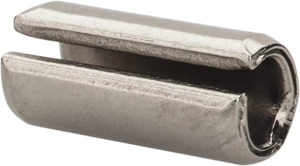 Value Collection - 3/16" Diam x 7/16" Long Slotted Spring Pin - Grade 18-8 Stainless Steel - Apex Tool & Supply