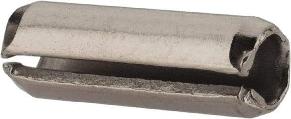 Value Collection - 3/16" Diam x 9/16" Long Slotted Spring Pin - Grade 18-8 Stainless Steel - Apex Tool & Supply