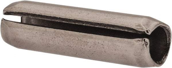 Value Collection - 3/16" Diam x 11/16" Long Slotted Spring Pin - Grade 18-8 Stainless Steel - Apex Tool & Supply