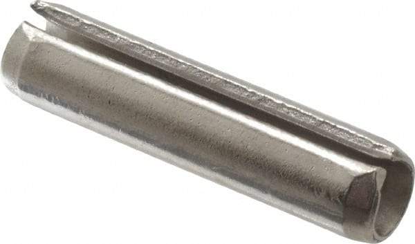 Value Collection - 3/16" Diam x 13/16" Long Slotted Spring Pin - Grade 18-8 Stainless Steel - Apex Tool & Supply