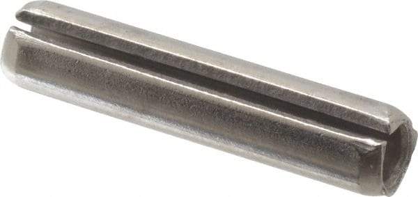 Value Collection - 3/16" Diam x 7/8" Long Slotted Spring Pin - Grade 18-8 Stainless Steel - Apex Tool & Supply