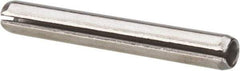 Value Collection - 3/16" Diam x 1-1/2" Long Slotted Spring Pin - Grade 18-8 Stainless Steel - Apex Tool & Supply
