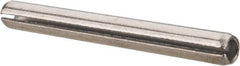 Value Collection - 3/16" Diam x 1-3/4" Long Slotted Spring Pin - Grade 18-8 Stainless Steel - Apex Tool & Supply