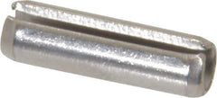Value Collection - 7/32" Diam x 3/4" Long Slotted Spring Pin - Grade 18-8 Stainless Steel - Apex Tool & Supply