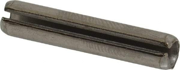Value Collection - 7/32" Diam x 1-1/8" Long Slotted Spring Pin - Grade 18-8 Stainless Steel - Apex Tool & Supply