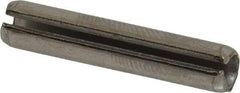 Value Collection - 7/32" Diam x 1-1/8" Long Slotted Spring Pin - Grade 18-8 Stainless Steel - Apex Tool & Supply