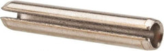 Value Collection - 1/4" Diam x 1-1/2" Long Slotted Spring Pin - Grade 18-8 Stainless Steel - Apex Tool & Supply