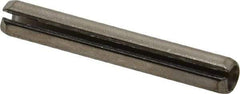 Value Collection - 1/4" Diam x 1-3/4" Long Slotted Spring Pin - Grade 18-8 Stainless Steel - Apex Tool & Supply