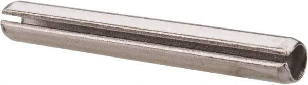 Value Collection - 1/4" Diam x 2" Long Slotted Spring Pin - Grade 18-8 Stainless Steel - Apex Tool & Supply