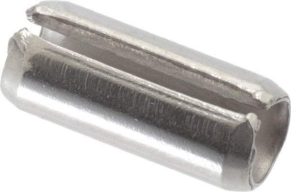 Value Collection - 5/16" Diam x 3/4" Long Slotted Spring Pin - Grade 18-8 Stainless Steel - Apex Tool & Supply