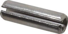 Value Collection - 3/8" Diam x 1-1/4" Long Slotted Spring Pin - Grade 18-8 Stainless Steel - Apex Tool & Supply