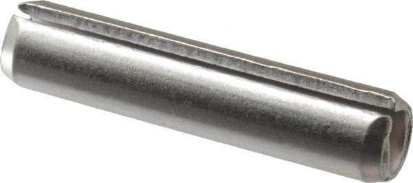 Value Collection - 3/8" Diam x 1-3/4" Long Slotted Spring Pin - Grade 18-8 Stainless Steel - Apex Tool & Supply