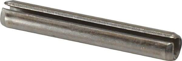 Value Collection - 3/8" Diam x 2-1/2" Long Slotted Spring Pin - Grade 18-8 Stainless Steel - Apex Tool & Supply