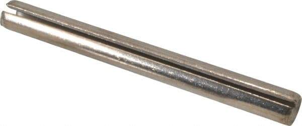 Value Collection - 1/2" Diam x 5" Long Slotted Spring Pin - Grade 18-8 Stainless Steel - Apex Tool & Supply