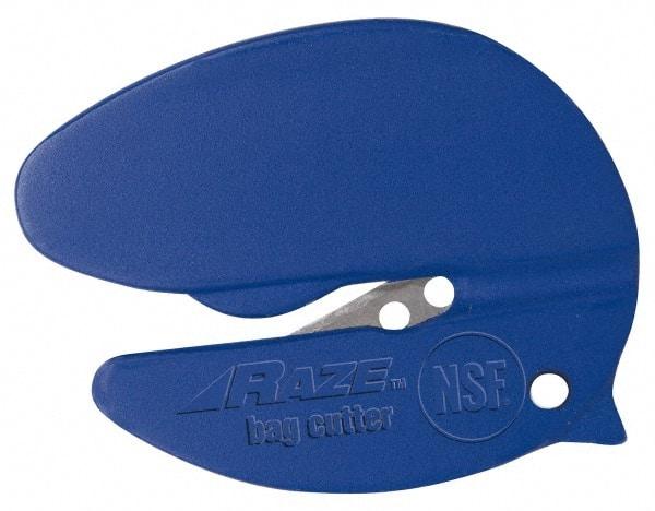 PHC - Fixed Film Cutter - 1/2" Blade, Blue Plastic Handle, 1 Blade Included - Apex Tool & Supply