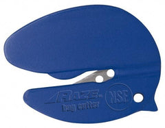 PHC - Fixed Film Cutter - 1/2" Blade, Blue Plastic Handle, 1 Blade Included - Apex Tool & Supply