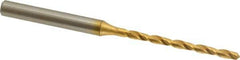 OSG - #39 130° Cobalt Jobber Drill - TiN Finish, Right Hand Cut, Spiral Flute, Straight Shank, 2-13/16" OAL, Standard Point - Apex Tool & Supply