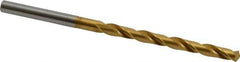 OSG - #14 130° Cobalt Jobber Drill - TiN Finish, Right Hand Cut, Spiral Flute, Straight Shank, 3-5/8" OAL, Standard Point - Apex Tool & Supply