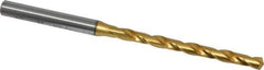 OSG - #11 130° Cobalt Jobber Drill - TiN Finish, Right Hand Cut, Spiral Flute, Straight Shank, 4-1/8" OAL, Standard Point - Apex Tool & Supply