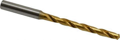 OSG - Letter I 130° Cobalt Jobber Drill - TiN Finish, Right Hand Cut, Spiral Flute, Straight Shank, 4-11/16" OAL, Standard Point - Apex Tool & Supply