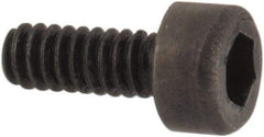 Value Collection - M1.6x0.35 Metric Coarse Hex Socket Drive, Socket Cap Screw - Grade 12.9 Alloy Steel, Black Oxide Finish, Fully Threaded, 4mm Length Under Head - Apex Tool & Supply