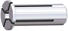 Kennametal - 18mm ID x 32mm OD, 1.417" Head Diam, Slotted Hydraulic Chuck Sleeve - Steel, 2.362" Length Under Head, Through Coolant - Exact Industrial Supply