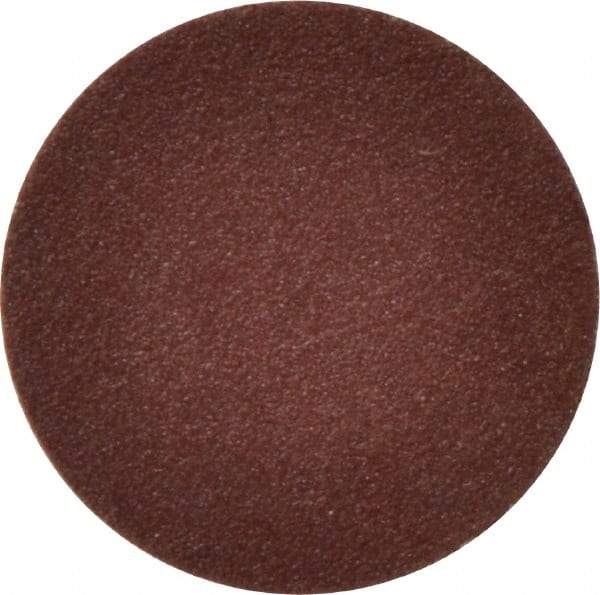 Merit Abrasives - 1-1/2" Disc Diam, 100 Grit, Aluminum Oxide Quick Change Disc - Type S Attaching System, Coated, Maroon, Fine Grade, 30,000 RPM - Apex Tool & Supply