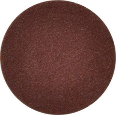 Merit Abrasives - 1-1/2" Disc Diam, 100 Grit, Aluminum Oxide Quick Change Disc - Type S Attaching System, Coated, Maroon, Fine Grade, 30,000 RPM - Apex Tool & Supply
