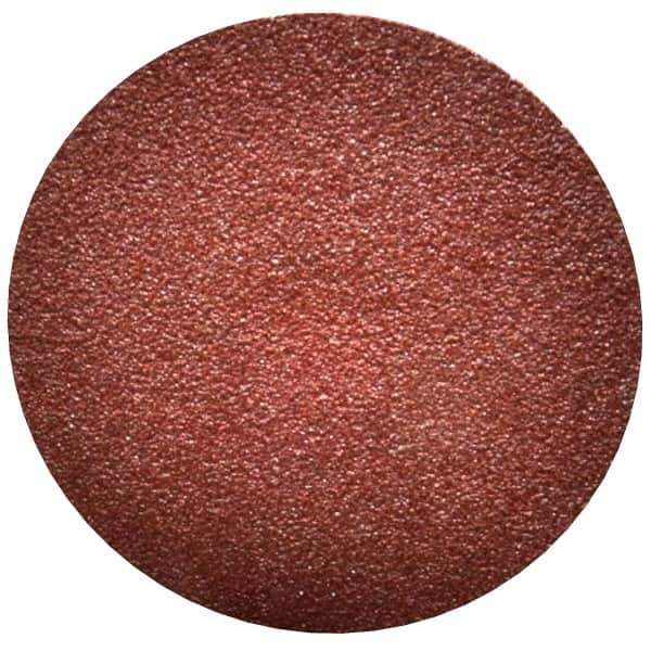 Merit Abrasives - 3" Disc Diam, 60 Grit, Aluminum Oxide Quick Change Disc - Type S Attaching System, Coated, Maroon, Medium Grade, 20,000 RPM - Apex Tool & Supply