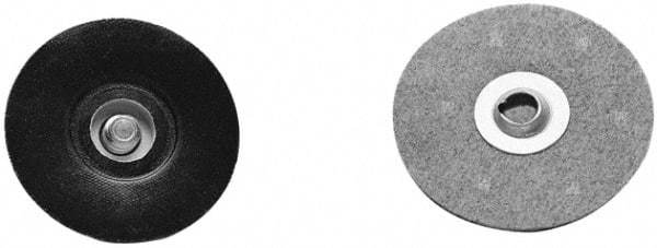 Merit Abrasives - 3" Disc Diam, 40 Grit, Ceramic Quick Change Disc - Type S Attaching System, Coated, Coarse Grade, 20,000 RPM - Apex Tool & Supply