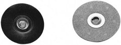 Merit Abrasives - 3" Disc Diam, 40 Grit, Ceramic Quick Change Disc - Type S Attaching System, Coated, Coarse Grade, 20,000 RPM - Apex Tool & Supply