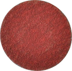 Merit Abrasives - 1-1/2" Disc Diam, 80 Grit, Ceramic Quick Change Disc - Type S Attaching System, Coated, Medium Grade, 30,000 RPM - Apex Tool & Supply