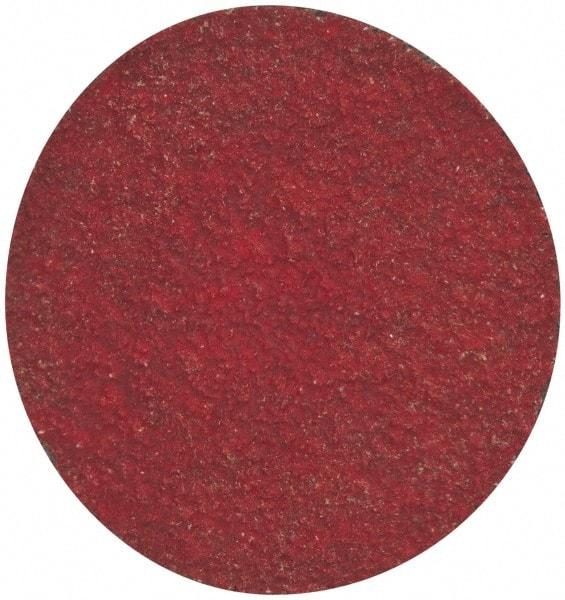 Merit Abrasives - 1-1/2" Disc Diam, 60 Grit, Ceramic Quick Change Disc - Type R Attaching System, Coated, Medium Grade, 30,000 RPM - Apex Tool & Supply