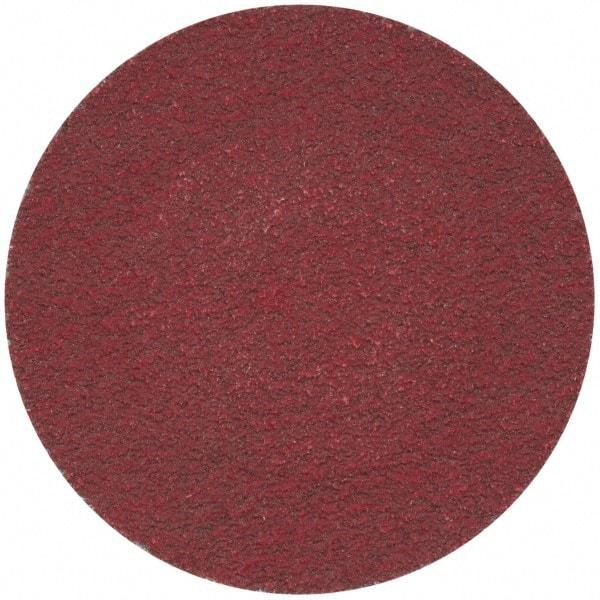 Merit Abrasives - 2" Disc Diam, 100 Grit, Ceramic Quick Change Disc - Type R Attaching System, Coated, Fine Grade, 30,000 RPM - Apex Tool & Supply