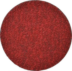 Merit Abrasives - 3" Disc Diam, 36 Grit, Ceramic Quick Change Disc - Type R Attaching System, Coated, Very Coarse Grade, 20,000 RPM - Apex Tool & Supply