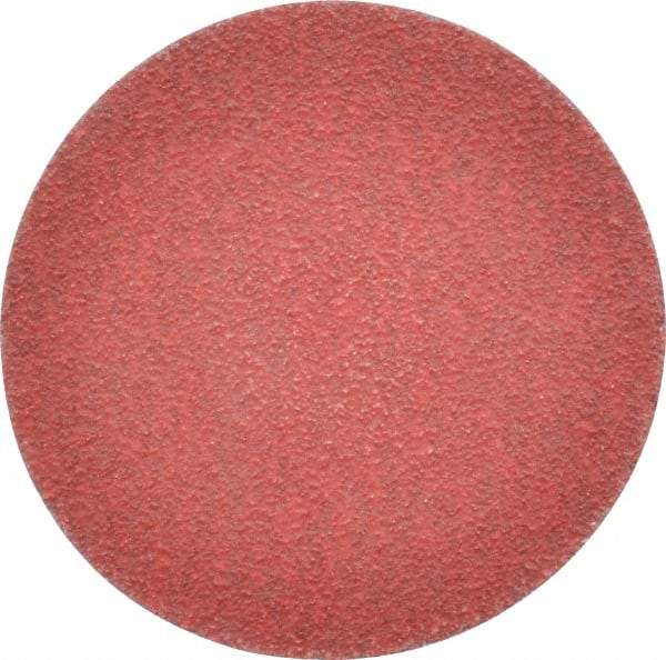Merit Abrasives - 3" Disc Diam, 60 Grit, Ceramic Quick Change Disc - Type R Attaching System, Coated, Medium Grade, 20,000 RPM - Apex Tool & Supply