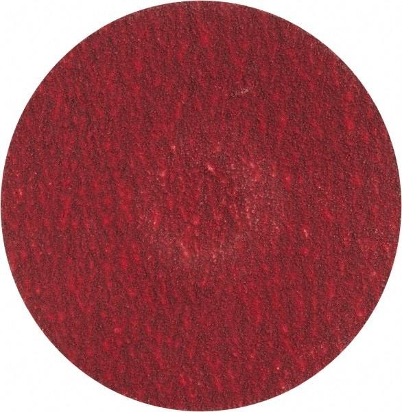 Merit Abrasives - 3" Disc Diam, 100 Grit, Ceramic Quick Change Disc - Type R Attaching System, Coated, Fine Grade, 20,000 RPM - Apex Tool & Supply