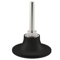 Merit Abrasives - 2" Diam Quick-Change Type S Disc Backing Pad - 1/4" Shank Diam, Medium Density, 30,000 RPM, PowerLock Holder Compatible - Apex Tool & Supply
