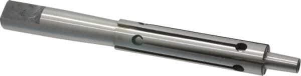 Interstate - 1/2 to 9/16" Grip, Expanding Lathe Mandrel - 1/2" Shank Diam, 2-1/2" Sleeve Length, 5" Arbor Length - Apex Tool & Supply