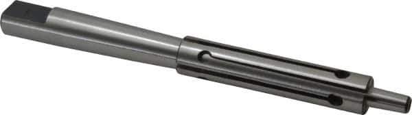 Interstate - 9/16 to 21/32" Grip, Expanding Lathe Mandrel - 19/32" Shank Diam, 2-3/4" Sleeve Length, 6" Arbor Length - Apex Tool & Supply