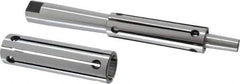 Interstate - 1 to 1-1/4" Grip, Expanding Lathe Mandrel - 1" Shank Diam, 4" Sleeve Length, 9" Arbor Length - Apex Tool & Supply